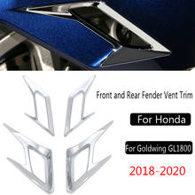 Front and Rear Fender Vent Trim Kit In Case Chrome for HONDA Goldwing GL1800 2018-2020 2024 - buy cheap