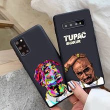 Funda de silicona blanda de TPU para Samsung, carcasa de rapero Singer 2PAC, color negro, para S9 PLUS, S10PLUS, S10Lite, S20ULTRA, S21, S21PLUS, S21ULTRA 2024 - compra barato