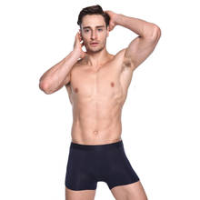Cuecas masculinas boxer, roupa íntima para homens, tamanho grande, 3 unidades 2024 - compre barato