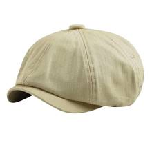 Кепка для газетчика MINAKOLIFE Мужская, плоская шляпа в стиле ретро, с козырьком в елочку, для пекарни, с козырьком 2024 - купить недорого