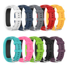 TPU Watchband Watch Strap for Garmin Vivofit4 Smartwatch Accessories Replacement Watch Bracelet with Diamond Lines 2024 - buy cheap