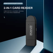 Lector de tarjetas Micro TF SD USB 3,0 OTG 2 en 1, adaptador de tarjeta de unidad Flash de alta velocidad para Accesorios de ordenador domésticos 2024 - compra barato
