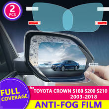 Rain Film Full Cover Rearview Mirror Clear Anti-Fog Rainproof for Toyota Crown Royal S180/S200/S210 2003-2018 Car Goods Stickers 2024 - buy cheap