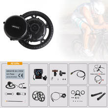 Bafang-motor para bicicleta elétrica bbs01b, 36v e 250w, conjunto de conversão para e-bike, sensor de engrenagem 2024 - compre barato
