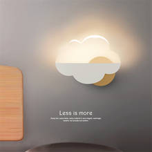 Nordic cartoon cloud wall lamps children's bedroom bedside lamp modern living room wall sconces staircase lights aisle fixtures 2024 - buy cheap