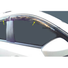 Car Styling Cover Plastic Window Glass Wind Visor Rain/Sun Guard Vent Part Molding 4pcs For Mazda CX-5 CX5 2013 2014 2015 2016 2024 - buy cheap