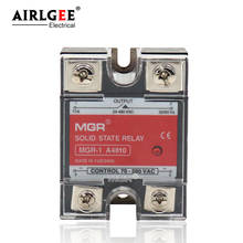MGR-1 A4810 SSR-10AA 10A 70-280VAC 24-480VAC AC-AC single-phase solid state relay AC control AC 2023 - buy cheap