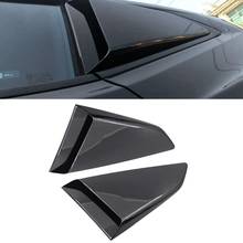 TOP -Car Black Side Window Louver Rear Windows Decoration Shutter Cover Trim for Chevrolet Camaro 2016-2019 2024 - buy cheap