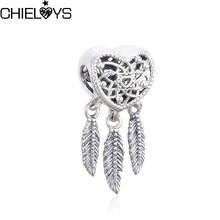 2Pcs/Lot Silver Plated Dream Catcher Charm Beads Pendant Fit Original Charm Bracelets Necklace For Women Wife DIY Jewelry Making 2024 - buy cheap
