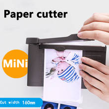 Cortador de papel fotográfico com regua embutida, a5, 1-6 rótulos, régua universal, material de escritório, escola, papelaria 2024 - compre barato