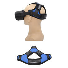 Almohadilla de correa de cabeza VR para Oculus Quest, cojín de auriculares de realidad Virtual, fijación de diadema, cuero PU cómodo y Reduce la presión de la cabeza 2024 - compra barato