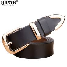 High Quality Genuine Leather Belt for Men and Women Fashion Designer pin Buckle Strap for Women GiftBelt 2024 - buy cheap