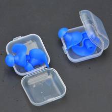 1 par de tapones de silicona para los oídos, impermeables, suaves, antiruido, a prueba de polvo, para buceo, deportes acuáticos, accesorios de Clip para natación 2024 - compra barato