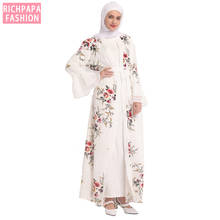 Chiffon Abaya Turkey Hijab Muslim Dress Kaftan Dubai Abayas For Women Qatar Ramadan Caftan Marocain Jilbab Robe Islamic Clothing 2024 - buy cheap