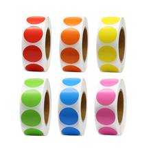 500pcs Colorful Coding Label Stickers Dots Kids Toy Stickers Teacher Stickers Writable Waterproof Stationery Stickers Paper 2024 - buy cheap