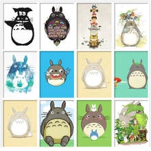 5D full drill Diamond painting Hayao Miyazaki Anime My Neighbor Totoro diamond mosaic embroidery cross stitch kits home decor 2024 - buy cheap