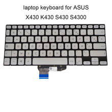 FR TR Replacement Keyboards for ASUS Vivobook 14s X430 UF S430 A430 French Azerty Turkey silver backlit 0KNB0 260AFR00 260ATU00 2024 - buy cheap