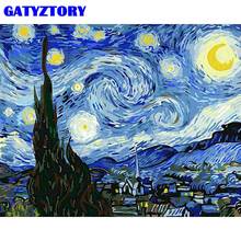 GATYZTORY-Cuadro para pintar por números, regalo único para adultos, pintado a mano, bricolaje, sobre lienzo, decoración del hogar, fotos en Color Artcraft 2024 - compra barato