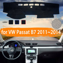 For Volkswagen VW Passat B7 2011~2014 Car Dashboard Cover Dashmat Avoid light  Sun Shade Carpet Car Accessories 2012 2013 2024 - buy cheap