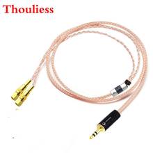 Thouliess-Cable de actualización de auriculares de cobre y cristal individual equilibrado, 2,5/3,5/4,4mm, para auriculares HE400, HE5, HE6, HE300, HE560, HE4, HE500 2024 - compra barato