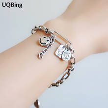 Korean Ins Style Smile Face Girl Letter Charm Bracelets For Women Jewelry Gifts 2024 - buy cheap