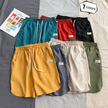 Pantalones cortos deportivos informales para hombre, pantalón de trabajo, talla grande 29-40, color blanco y negro, novedad de verano 2021 2024 - compra barato
