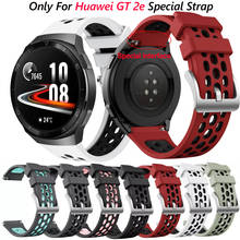 Esporte silicone pulseiras de relógio para huawei gt 2e original smartwatch banda substituição gt2e 22mm pulseira cinto correa 2024 - compre barato
