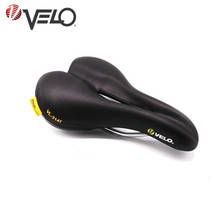 Velo Bicycle Saddle Seat Pro Mtb Saddle Wide Comfort Soft Cushion Bike Seat Men Padded Saddle For Bike Pu Leather Riding Seat 2024 - buy cheap