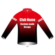 Customized Maillot  Ropa Ciclismo Long Sleeve Thermal Fleece Cycling Jerseys Tops Pro Winter Bike Team Cycling Tops Club Shirts 2024 - buy cheap