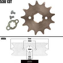 Front Engine Sprocket 530 13T 20mm For 530 Chain With Locker Motorcycle Dirt Bike PitBike ATV Quad Parts 2024 - buy cheap