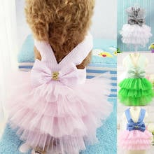 Cute Pet Dog Clothes Cat Clothes Princess Dog Dress Pet Dog Clothes Pet Supplies Wedding Party Skirt Clothes XS-2XL 2024 - buy cheap