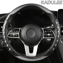 KADULEE-funda de microfibra para volante de coche, cubierta de cuero para Mazda 2, 3, 5, 6, 7, 8, CX3, CX5, CX7, CX98, CX9, MX5, MX7, versión RF 2024 - compra barato
