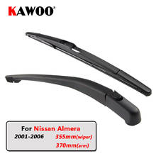 KAWOO Car Rear Wiper Blade Blades Back Window Wipers Arm For Nissan Almera Hatchback (2001-2006) 355mm Auto Windscreen Blade 2024 - buy cheap