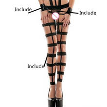 Women's Sexy Stockings Top Thigh-Highs Lingerie Hot Garters Belt Set Underwear Open Crotch Panties Erotic Bandage 2024 - buy cheap