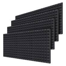 Paneles de espuma acústica piramidal, absorción de sonido, tratamiento acústico de 2 pulgadas, 40x30x5 cm, 24 Uds. 2024 - compra barato