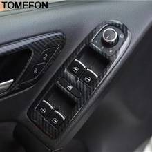 TOMEFON For Volkswagen Golf 6 MK6 2010 2011 2012 LHD Inner Door Armrest Window Switch Button Lifter Cover Trim Accessories ABS 2024 - compre barato