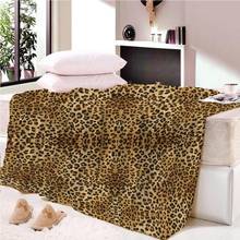 Impressão de leopardo cobertor tapete tapeçaria macio quente viagem capa colcha praia cobertura cobertor dos desenhos animados 2024 - compre barato