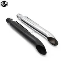 Chrome/Black Reverse Cone Motorcycle Iron Exhaust Pipe Muffler Silencer For Harley Cafe Racer Chopper Bobber Custom Bike 38-45MM 2024 - buy cheap