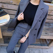 2 Piece Set Women Office Lady Blazer Set Business Work Pant Suits Professional Formal Pantsuits Female Casual 2020 Fashion 2024 - buy cheap