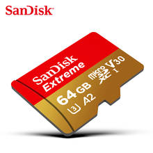 Sandisk Original TF Memory Card Micro SD A2 A1 Extreme V30 U3 Flash Card XNE 64GB 32GB 128GB 160M/s For Free Ship SDXC SDHC 2024 - buy cheap