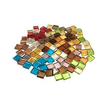50 г разноцветное Стеклянное Мозаичное зеркало для плитки Керамическая мозаичная плитка DIY настенное ремесло декоративное искусство 2024 - купить недорого
