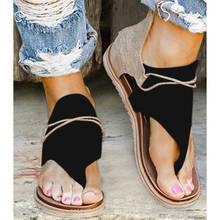 SAGACE women sandals Ladies Summer Clip-Toe Roman Shoes Bandage Zipper Comfy Flats Casual Beach Sandals women sandals 2020 mar 2024 - buy cheap