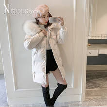 Women Parkas Long Style Students Korean Bread Style Plus Size Loose Warm Female Jacket 2024 - buy cheap