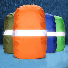 Capa de chuva refletiva 50-70l, bolsa tática impermeável com camuflagem para uso ao ar livre, acampamento, caminhadas, escalada, poeira e capa de chuva 2024 - compre barato