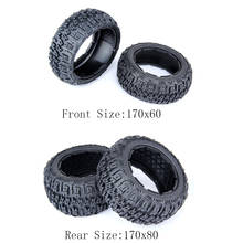 Front and Rear Knobby Wheel Tire Skin Set for 1/5 HPI Rovan Kingmotor Baja 5B SS RC CAR Parts 2024 - buy cheap