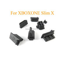 10 juegos de enchufe de polvo USB para consola de juegos Xbox OneX, Kits de tapa de silicona a prueba de polvo, a prueba de polvo para controlador xboxone s 2024 - compra barato