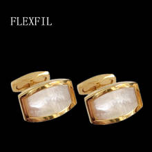 FLEXFIL-gemelos de camisa para hombre, gemelos de diseñador con botón, moda masculina de alta calidad, boda de lujo, envío gratis 2024 - compra barato