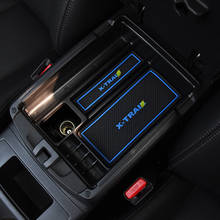 Центральный автомобильный подлокотник для хранения коробка АВ контейнер консоли паз игровой коврик крышка для Nissan Xtrail X Trail T32 2014-2021 2024 - купить недорого