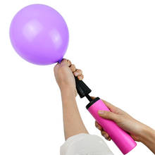 1 pçs festa balão bomba à mão dupla ação inflator bomba de ar festa aniversário do casamento festival de páscoa fontes (cor aleatória) 2024 - compre barato