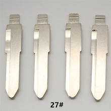 Xieaili oem 50 peças 27 # lâmina de metal sem cortes com flip kd lâmina remota para mazda meio slot k34. 2024 - compre barato
